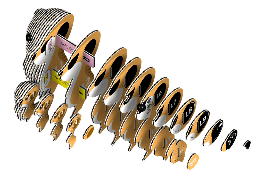 EUGY Meerkat 3D Puzzle
