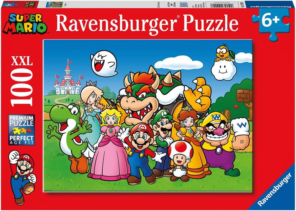 Ravensburger Super Mario - 100 Piece Jigsaw Puzzles for Kids Age 6 Years up - Extra Large Pieces