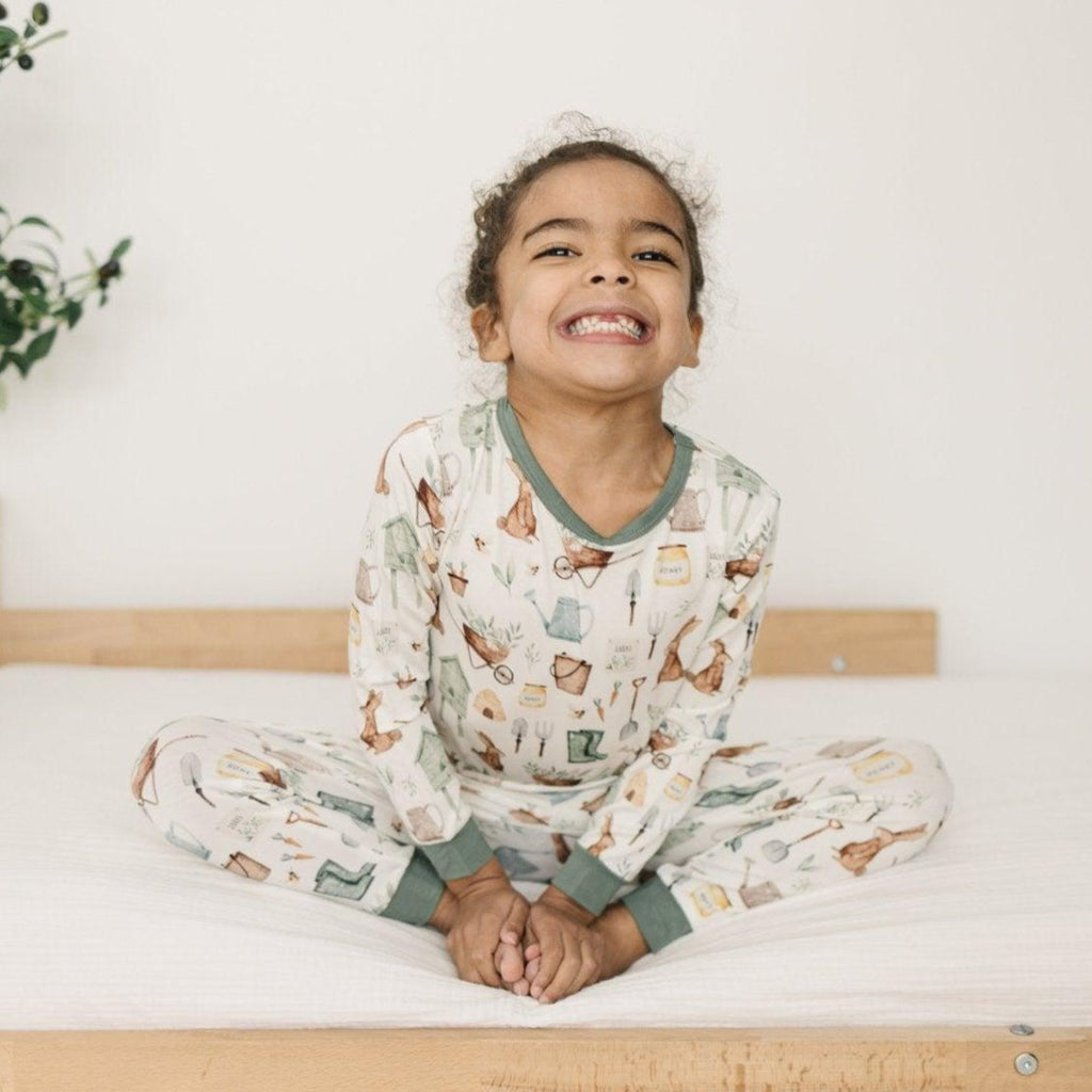 Cottontail Garden 2pc Bamboo Pajamas