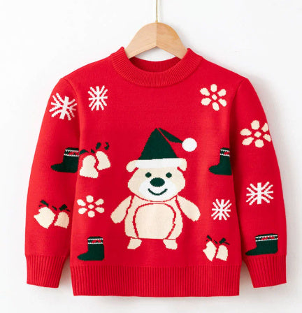 Baby Boys' And Girls' Elastic Pullover Sweater