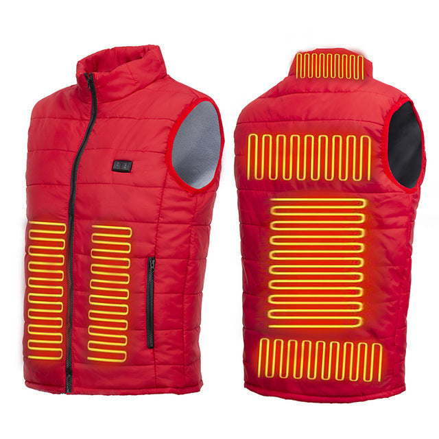Thickened USB Fever Plus Size Casual Vest