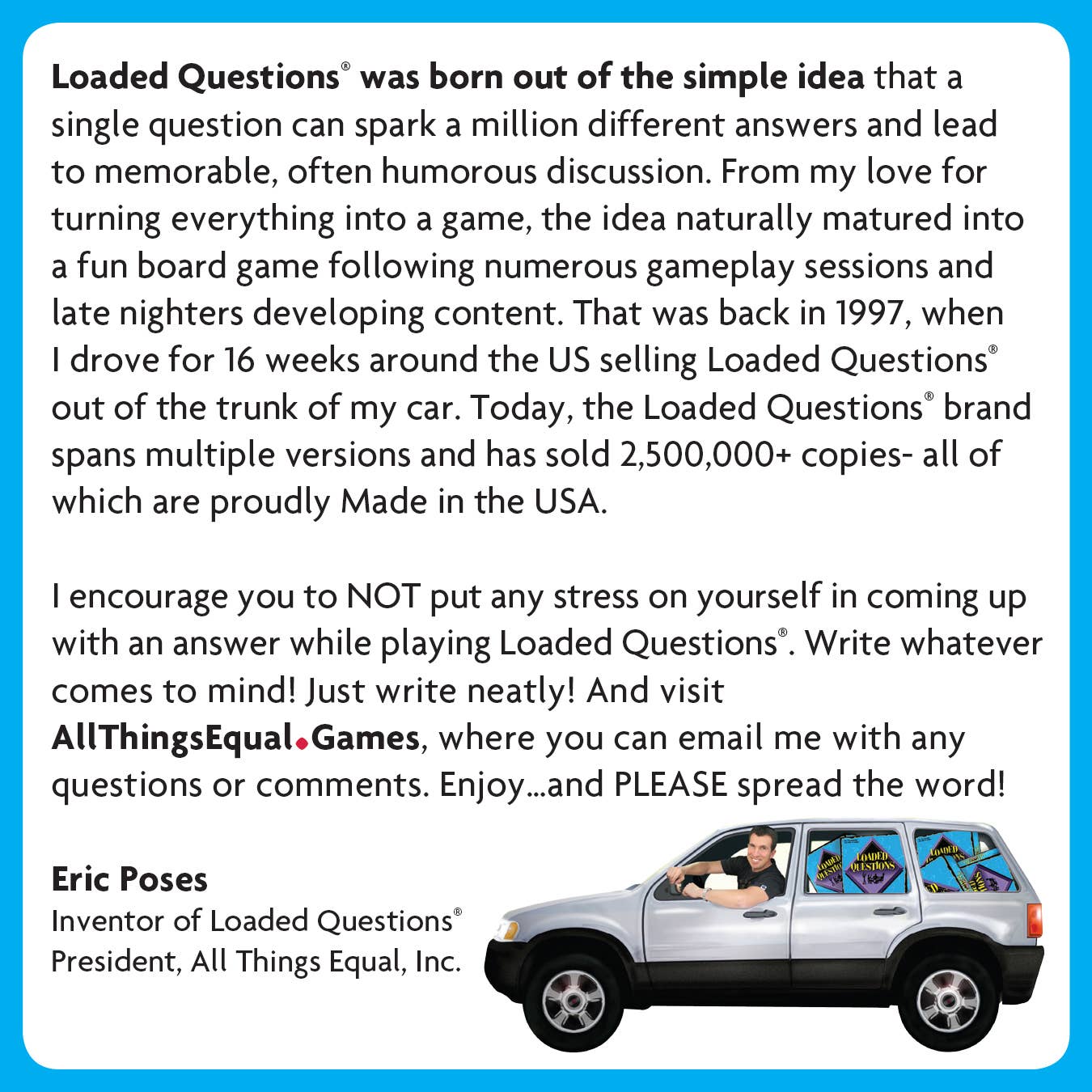 Loaded Questions Adult