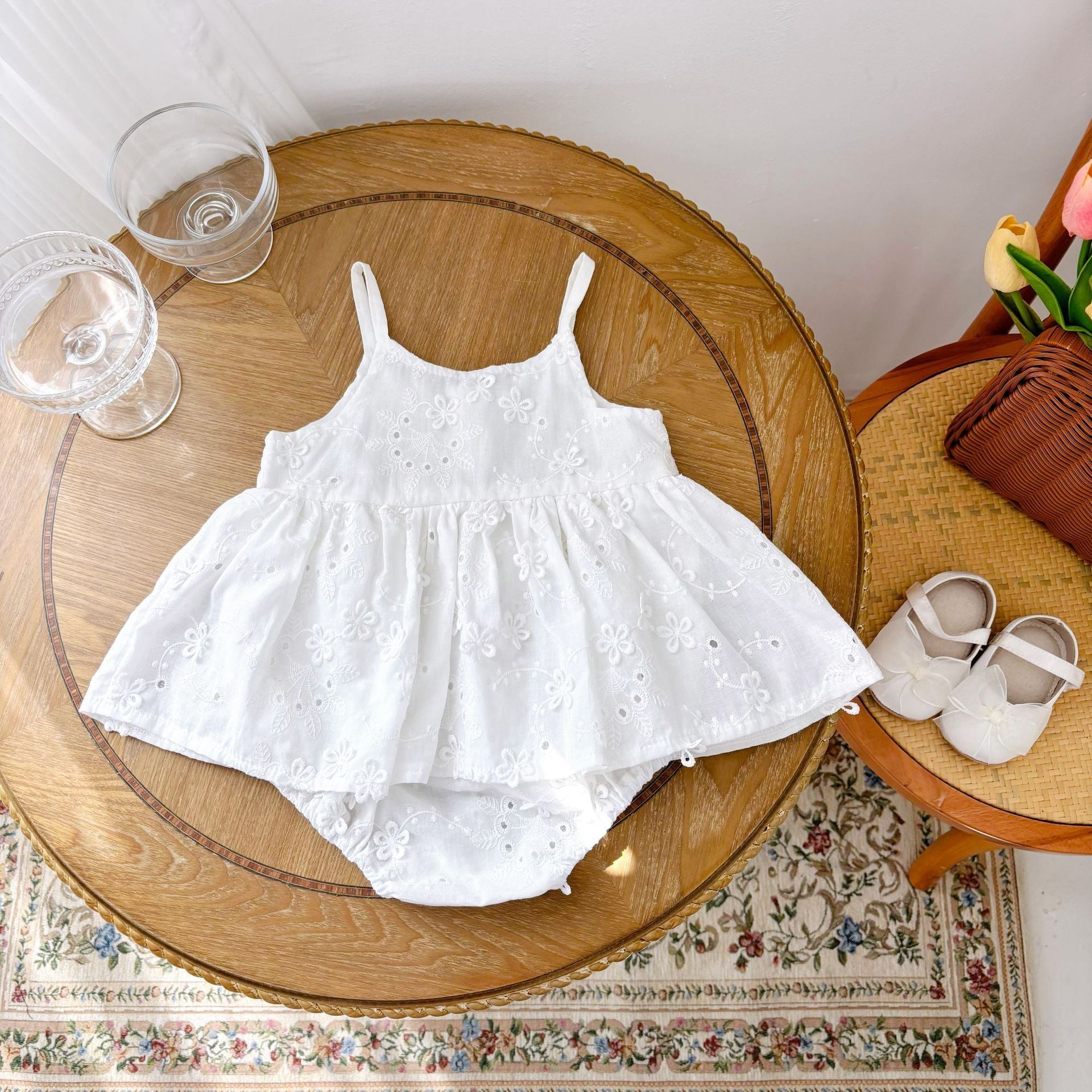 Ins Clothes For Babies Summer Baby Girl Jumpsuit Baby's Gown