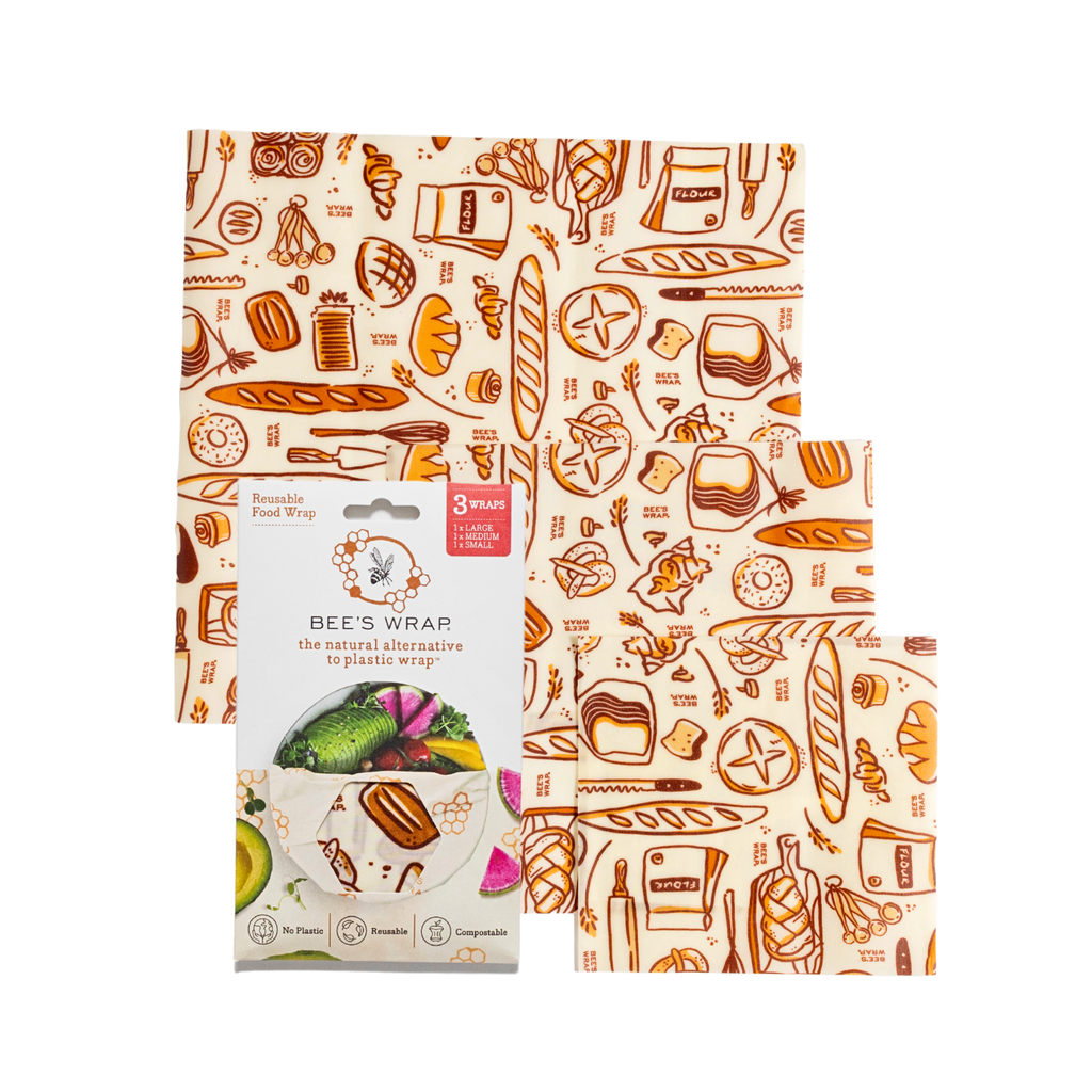 Bee's Wrap - New! Bakery Lane - Assorted 3 Pack - Seasonal Print