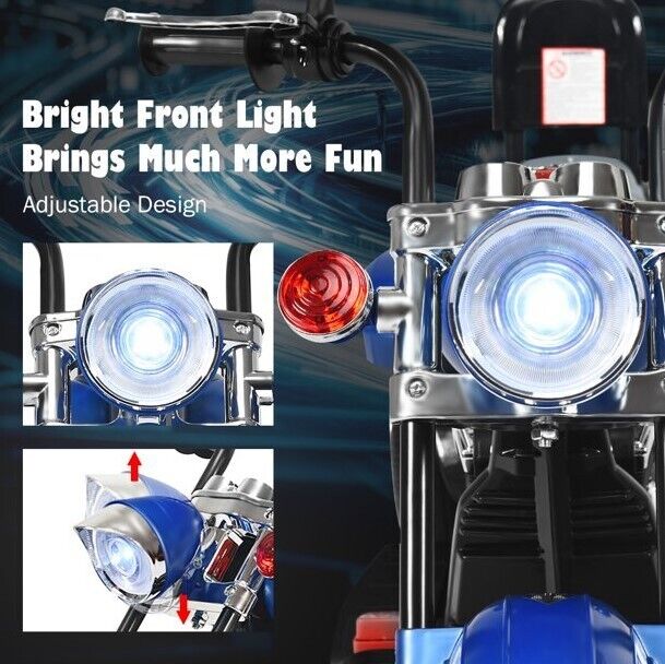 Harley Davidson Electric Child Motorcycle: Battery-Powered Ride-On Toy