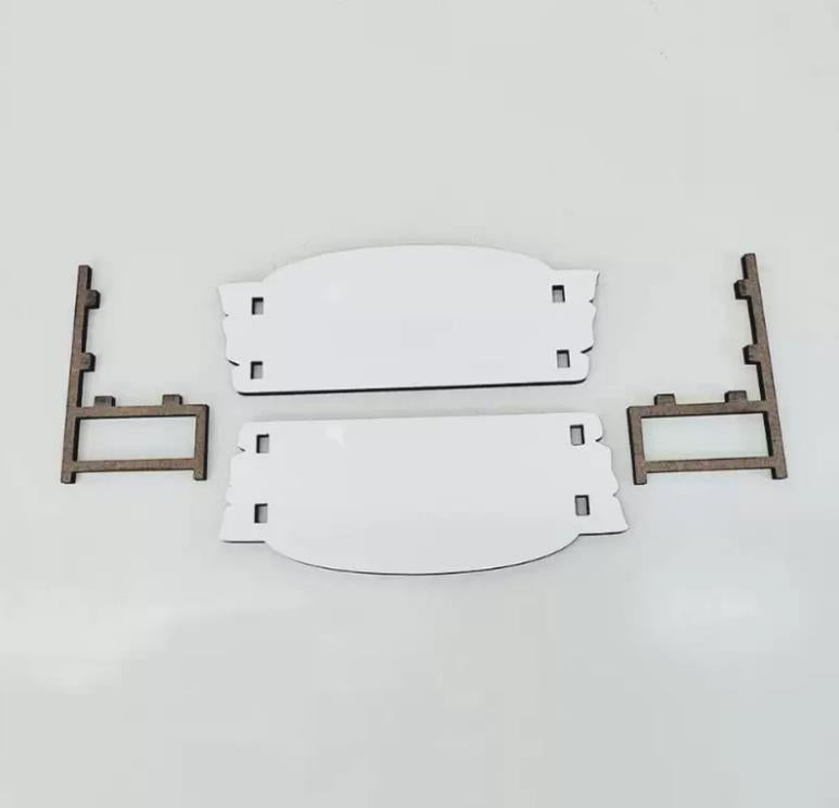 Sublimation Blank MDF memorial benches blank wooden ornament (3 Styles)