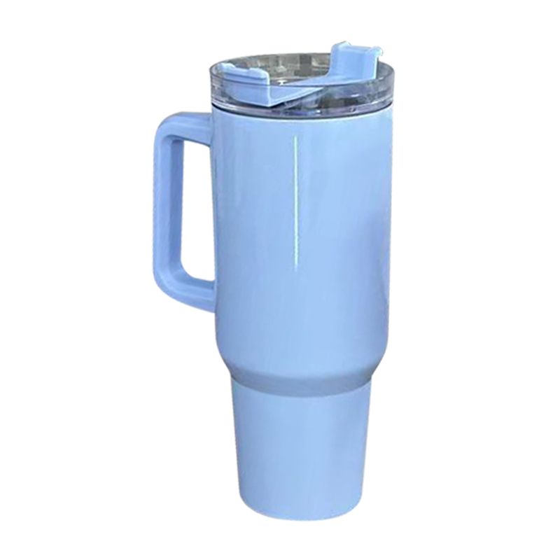 40oz Macaroon Sublimation Color Stainless Tumbler w/ Handle
