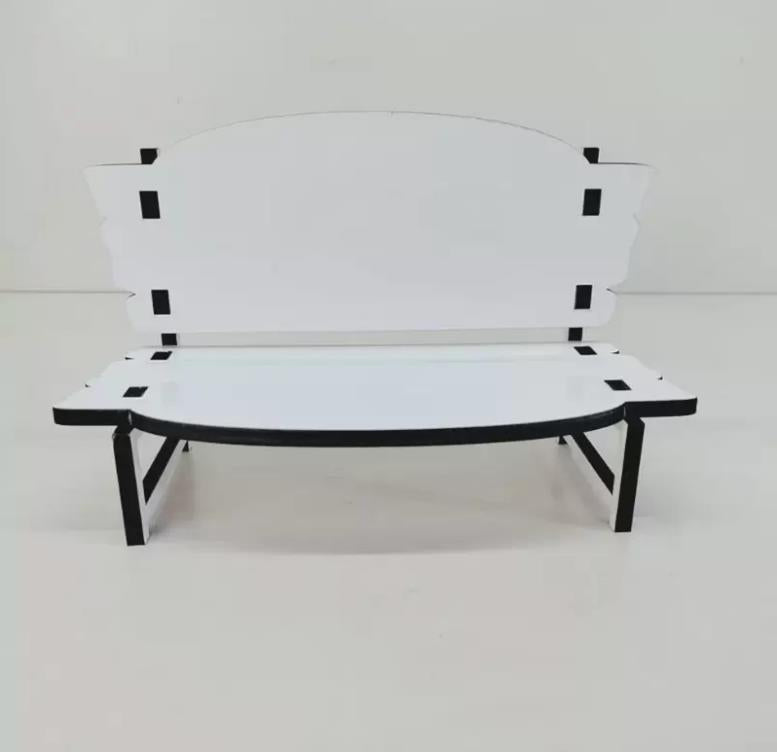 Sublimation Blank MDF memorial benches blank wooden ornament (3 Styles)