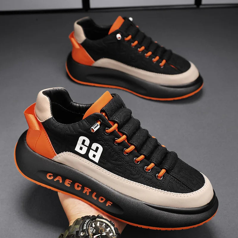 Men Sneakers Spring Breathable Comfort Casual Shoes Male Flat Shoe Fashion Luxury Brand No-slip Running Shoes Tennis Sports Shoe