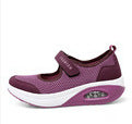 Outdoor large-size mesh shoes rocking shoes women's shoes air cushion mesh shoes sneakers foot covers