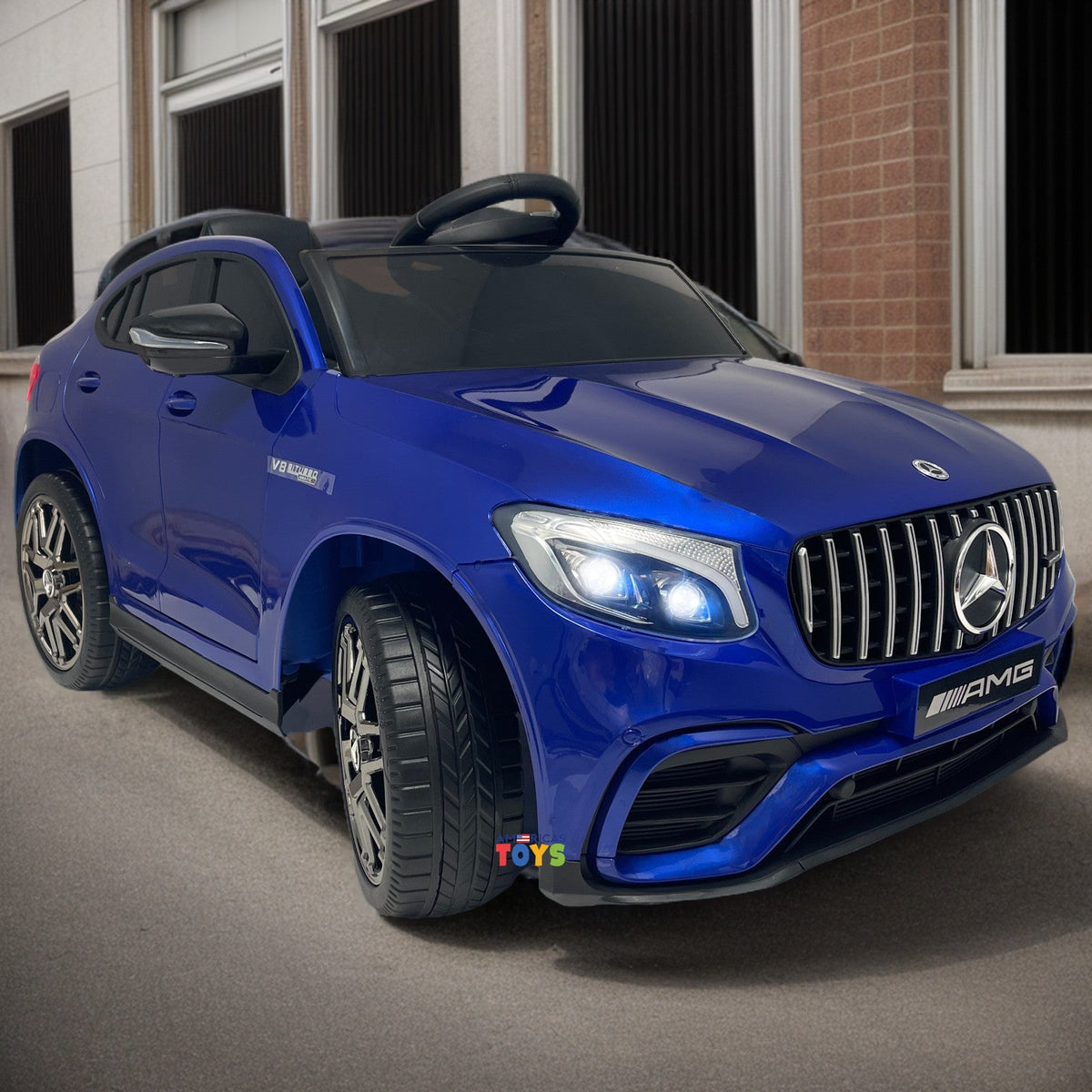 12V One-Seater Ride-On Car with Remote Control and MP3 – Licensed Mercedes-Benz, Multiple Colors