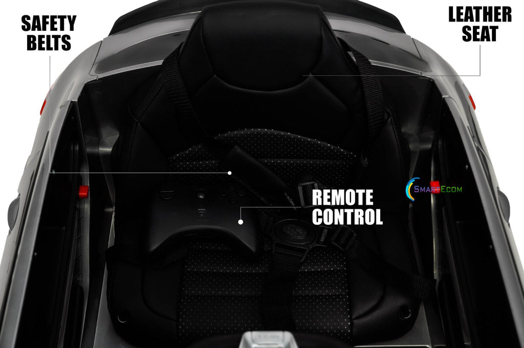 12V One-Seater Ride-On Car with Remote Control and MP3 – Licensed Mercedes-Benz, Multiple Colors