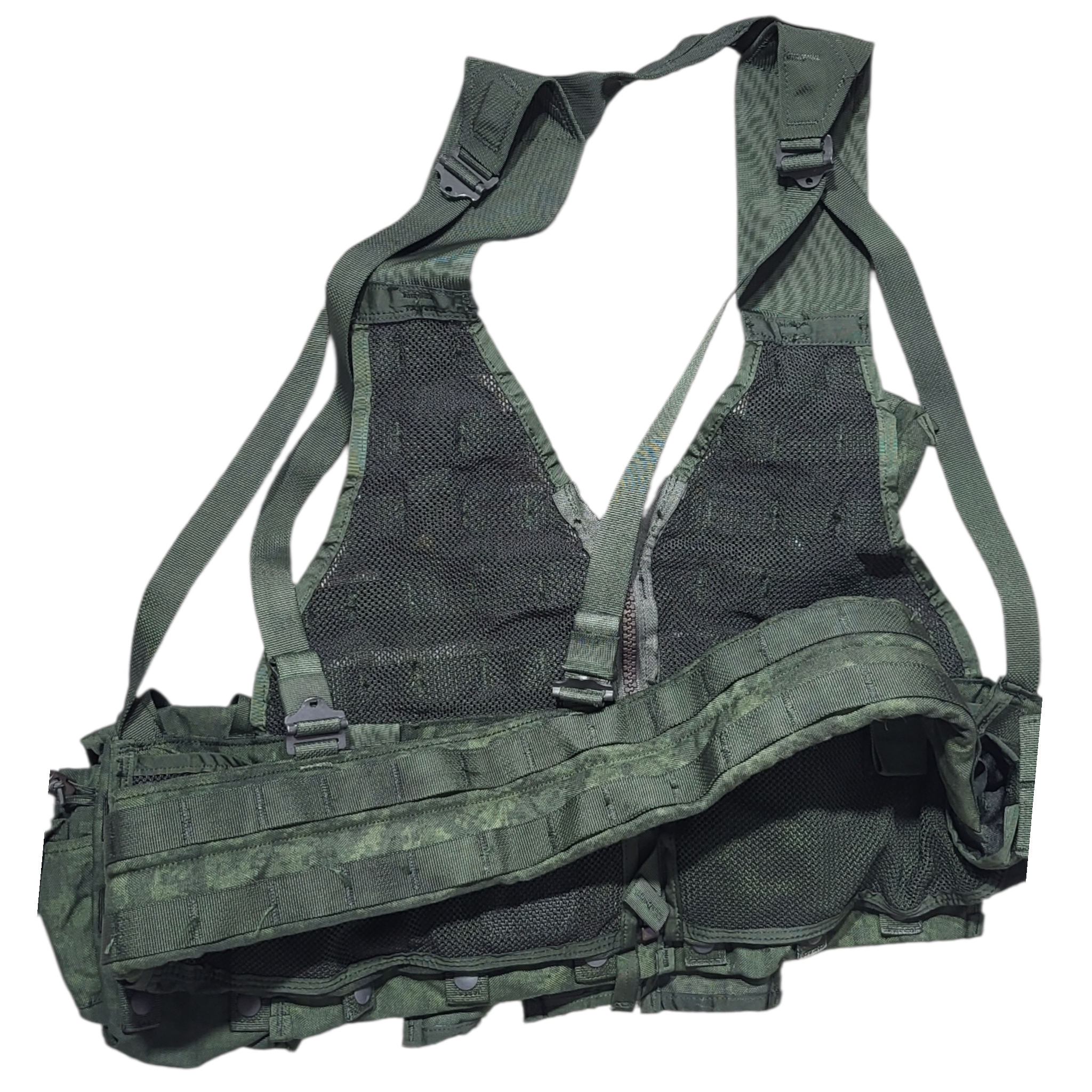Forest Green dyed ACU Riflemen set 9 pouches