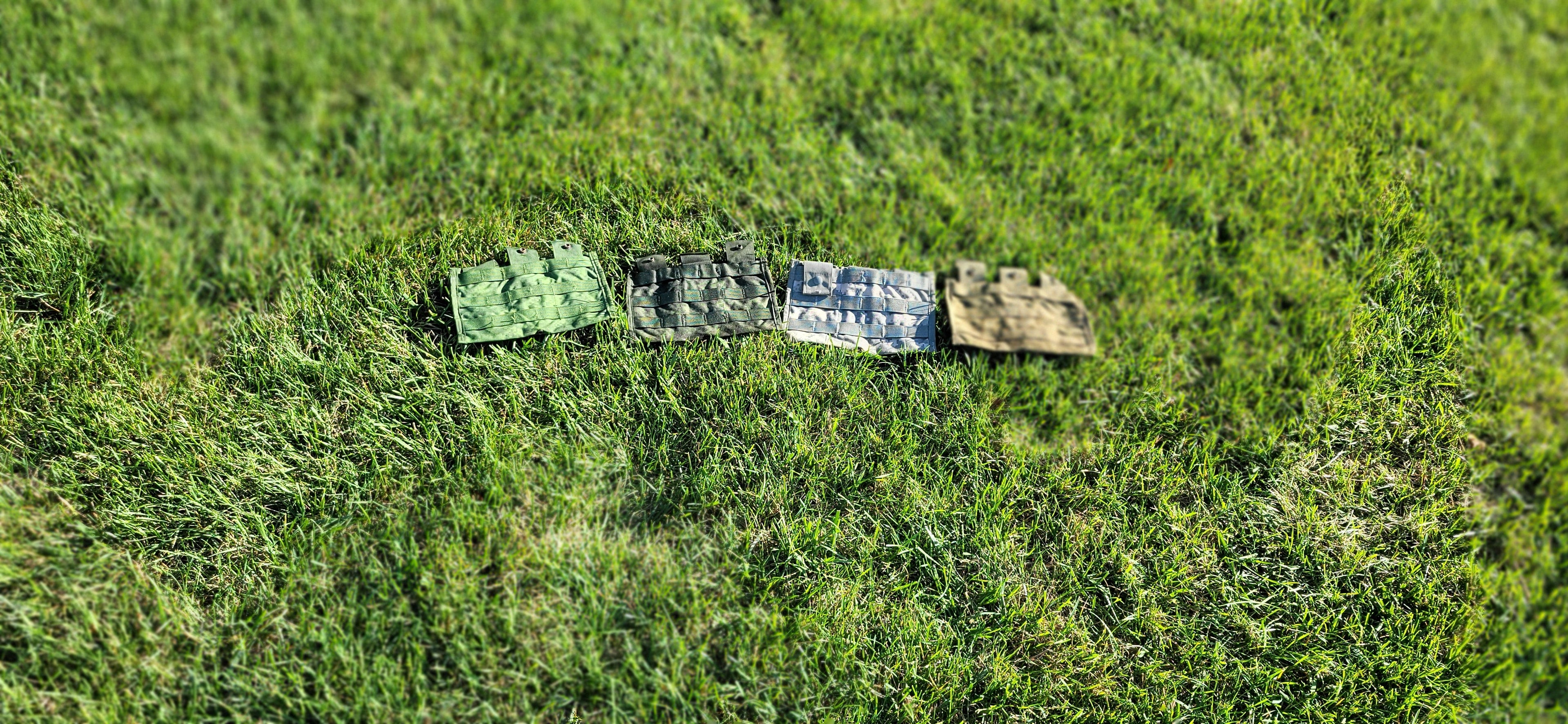 Forest Green dyed ACU Riflemen set 9 pouches
