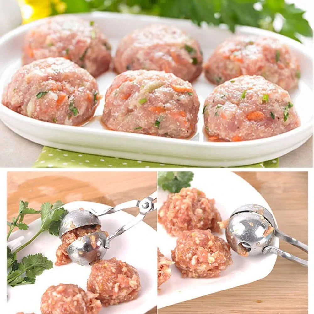 Stainless Steel Meatball Tongs