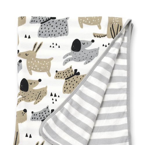 Baby Boy's Puppy Dogs Cotton Blanket