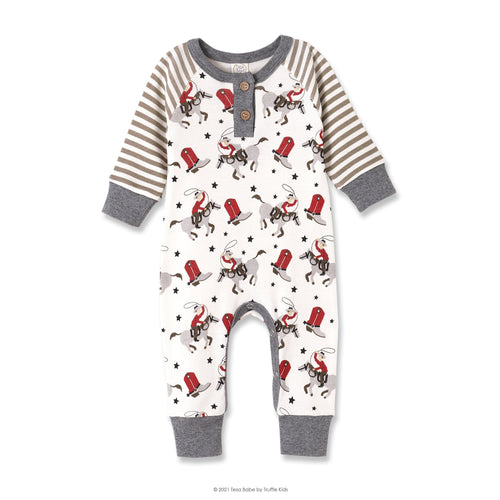 Baby Boy's Ride 'Em Cowboy Bamboo Romper